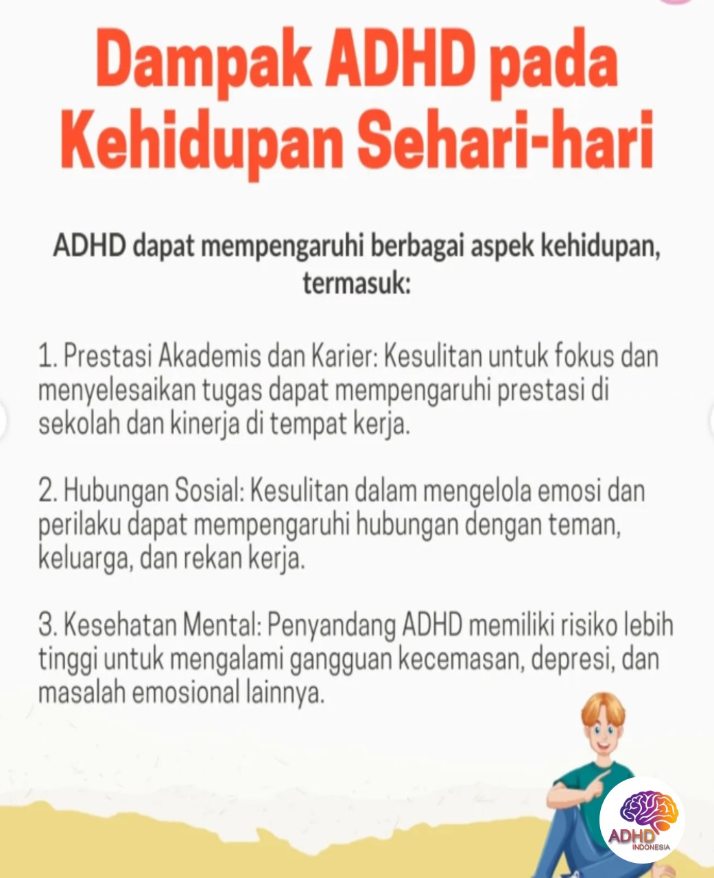 ADHD dan Hubungan Sosial Anak di Lingkungan Sekolah di Kabupaten Bungo