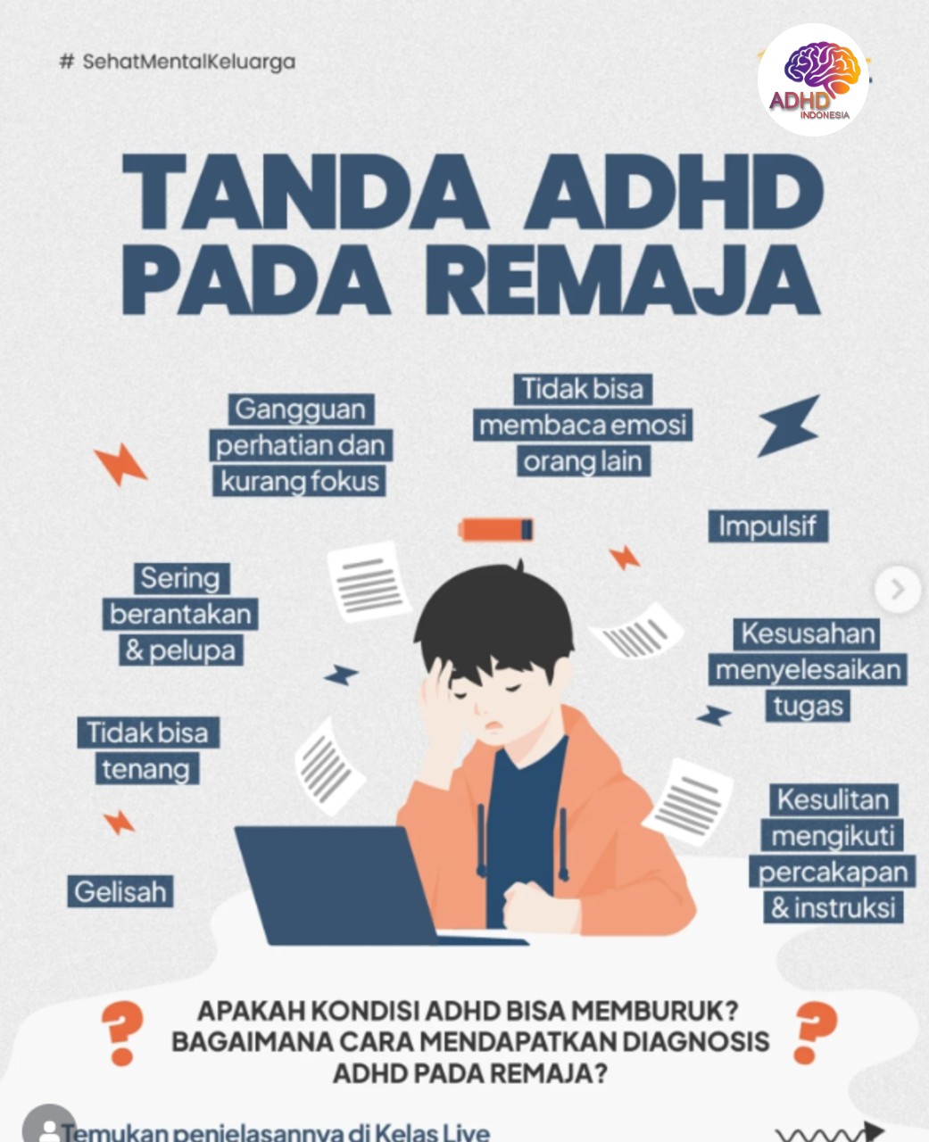 Screening ADHD Non-Diagnostik: Edukasi Awal bagi Orang Tua di Kabupaten Bungo