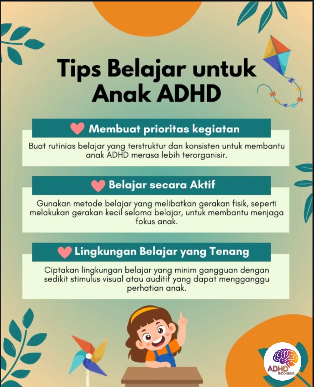 Strategi Belajar yang Cocok untuk Anak ADHD di Kabupaten Bungo